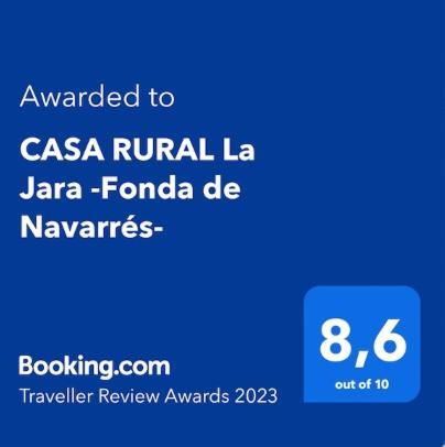 Casa Rural La Jara -Fonda De Navarres- Hotel Exterior photo
